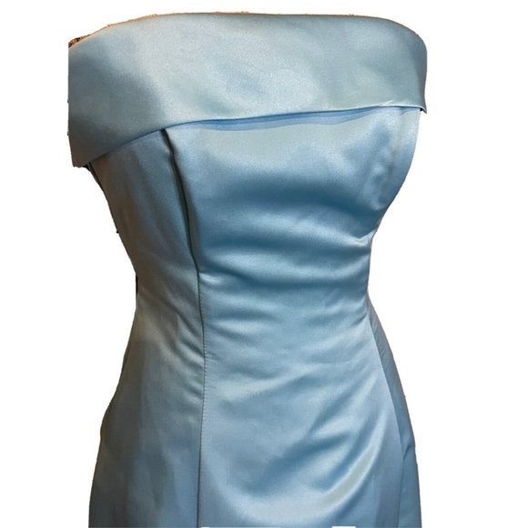 VinatagY2K 90's Urban Girls Teal Princess Prom dress 3/4 Breakfast At Tiffany's - Picture 2 of 12